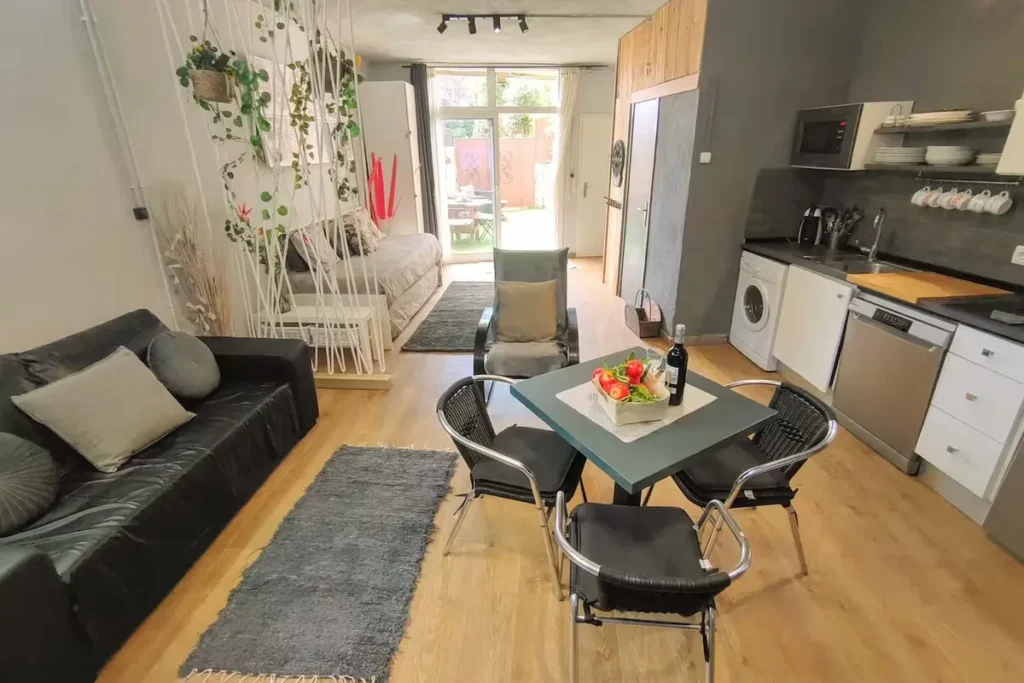 Sala, comedor y cocina