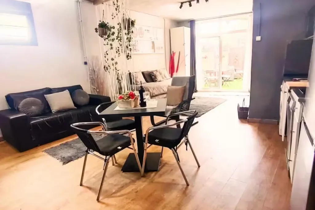 Sala, comedor y cocina